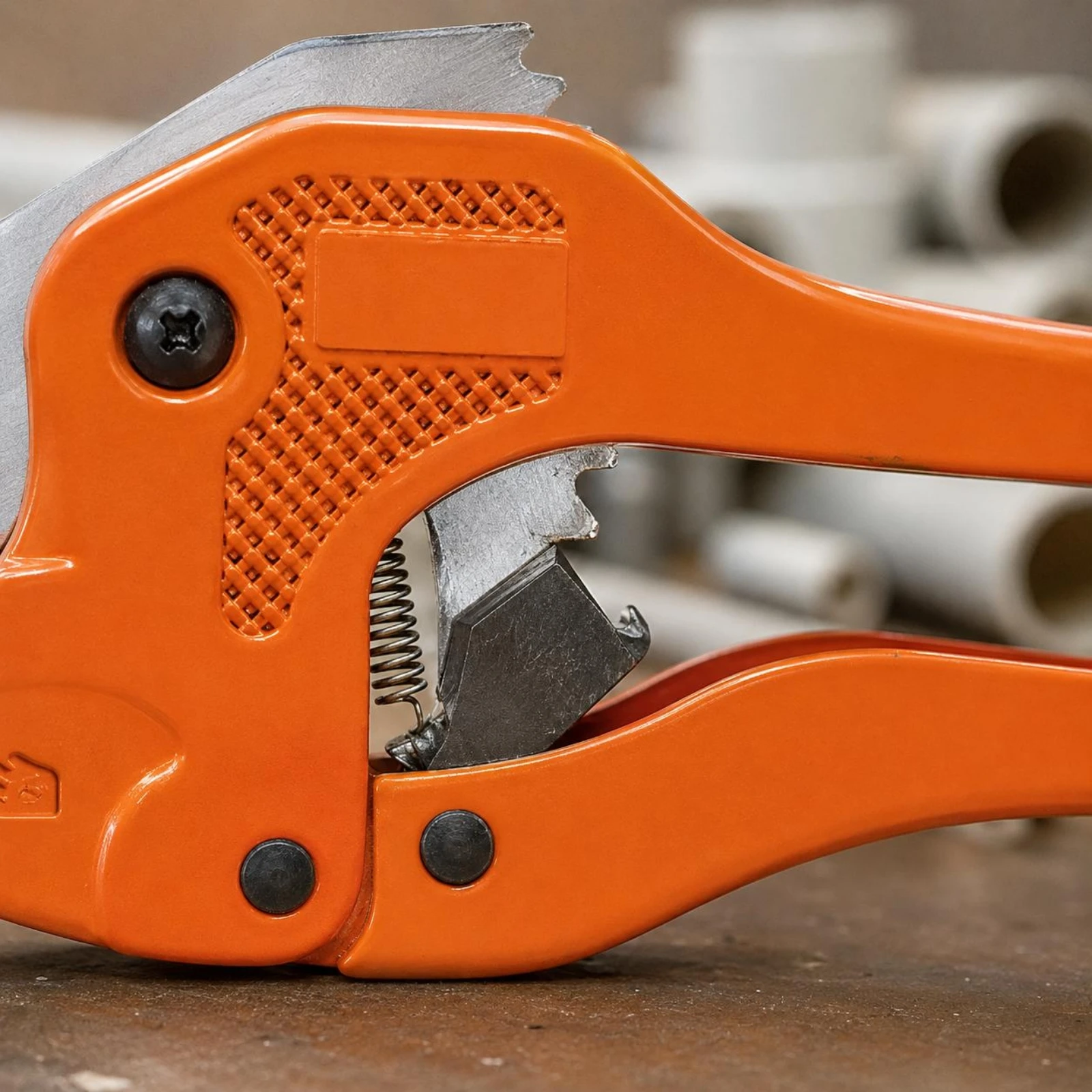 PVC Pipe Cutter Spring-Loaded Opening PPR Pipe Cutter Hand Tool Scissor Design Manual