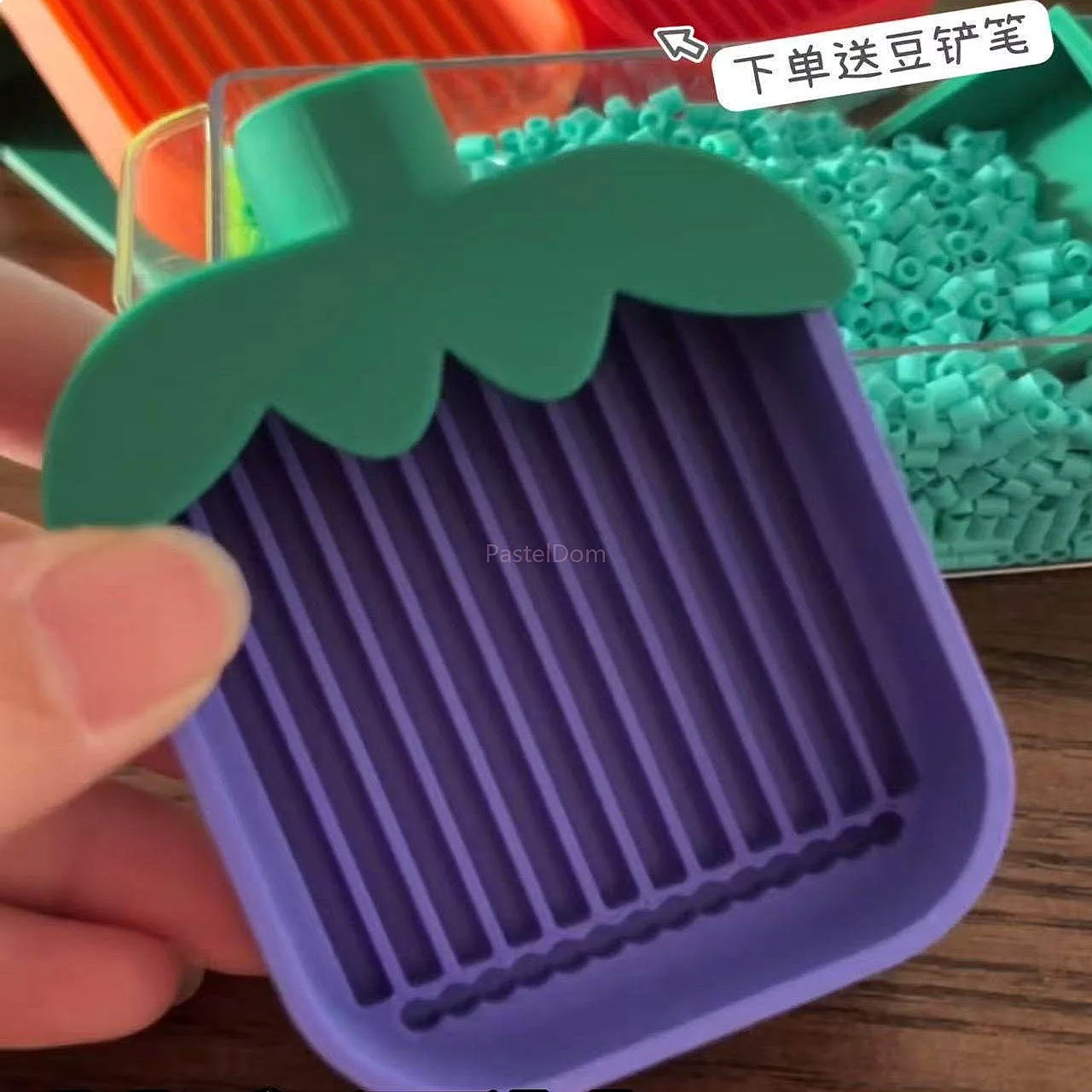 Smooth Bead Scoop Pen Set, DIY Fuse Bead Tools with Sorting Tray, Non-Stick Tweezers for Perler Beads Craft
