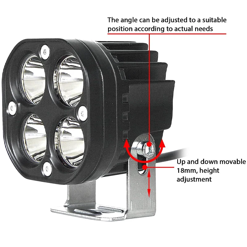 3 بوصة LED صغيرة ضوء العمل مربع سيارة أصفر أبيض الأضواء 12 فولت 24 فولت قبالة الطريق مصباح الضباب لشاحنة لادا 4X4 4WD اكسسوارات السيارات