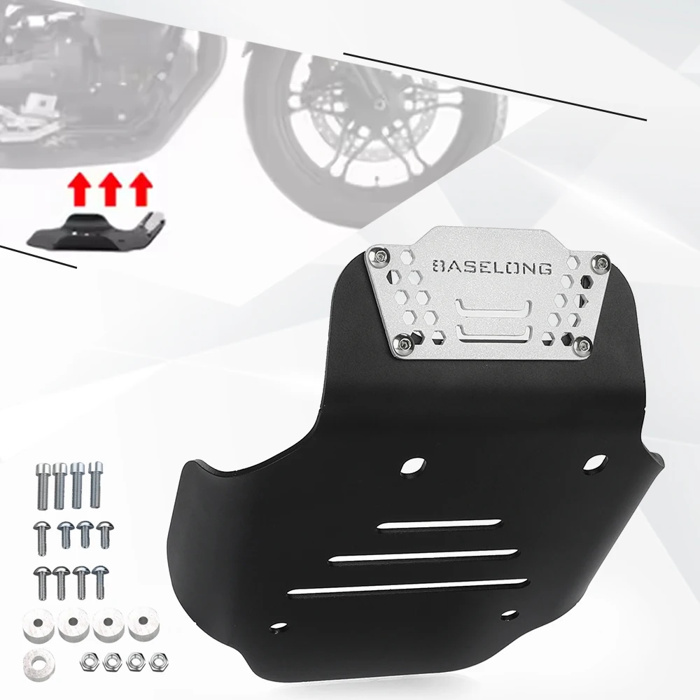 

FOR Moto Guzzi V7 850 Classic Carbon Rough 2021 2020-2024 2023 Engine Bottom Cover Bumper Guard Skid Plate V9 Bobber Roamer 2025