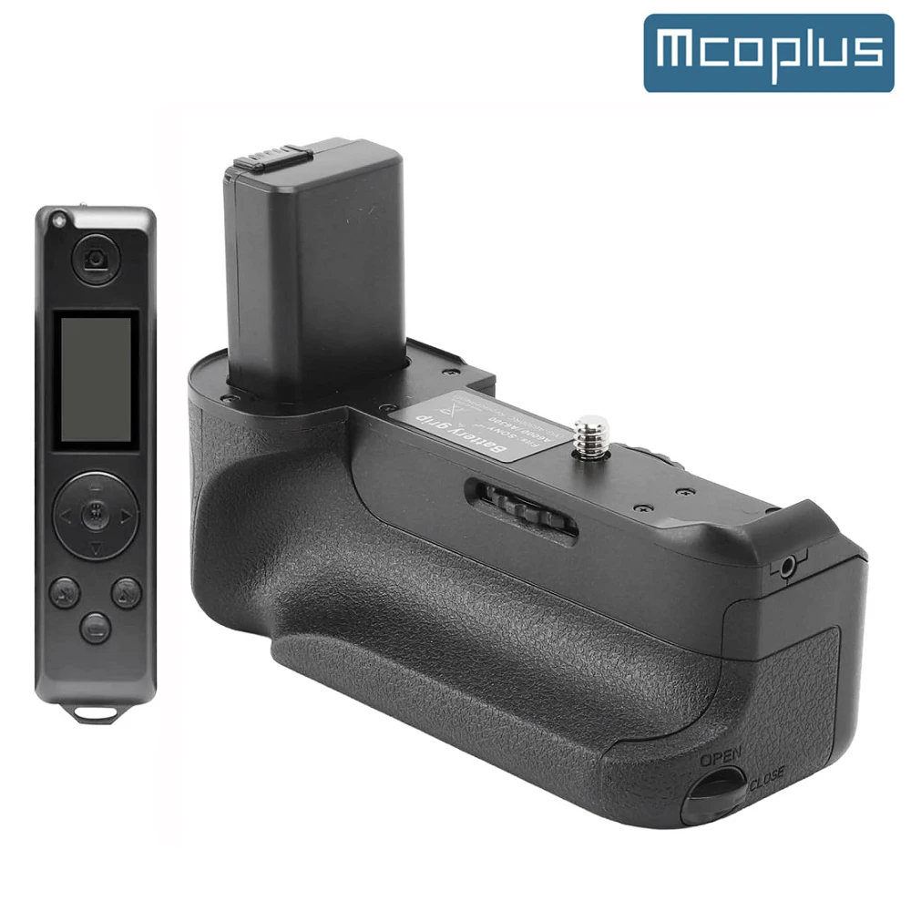 Mcoplus BG-A6300 PRO Вертикальная аккумуляторная ручка для камеры Sony A6100 A6000 A6300 A6400 с беспроводным пультом дистанционного управления 2,4G Mcoplus BG-A6300 PRO Вертикальная аккумуляторная ручка для камеры Sony A6100 A6000 A6300 A6400 с беспроводным пультом дистанционного управления 2,4G
