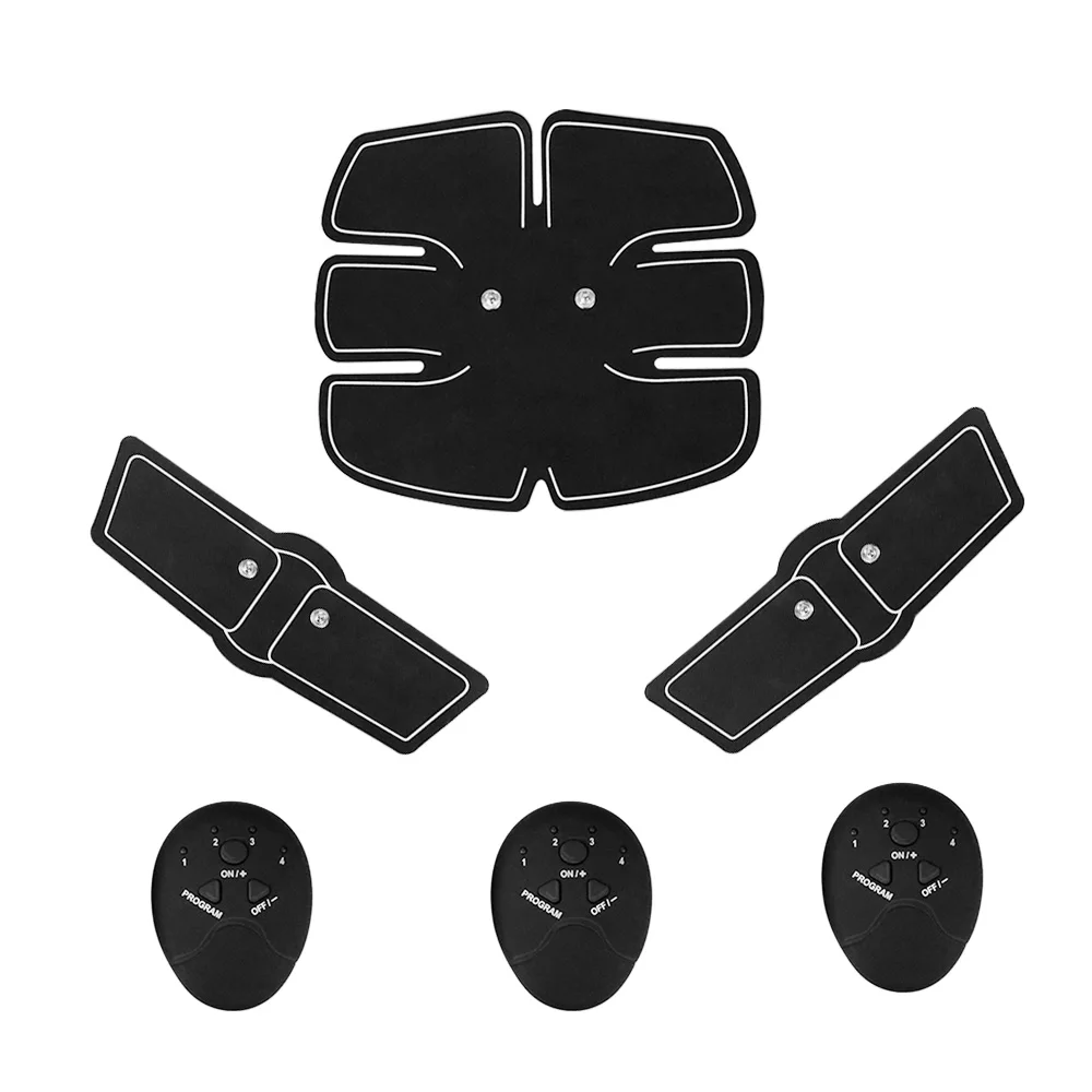 Wireless Electric Abdominal Muscle Stimulator Trainer Slimming Muscle Toner Massager For Fitness And Body Shaping Care Home Gym