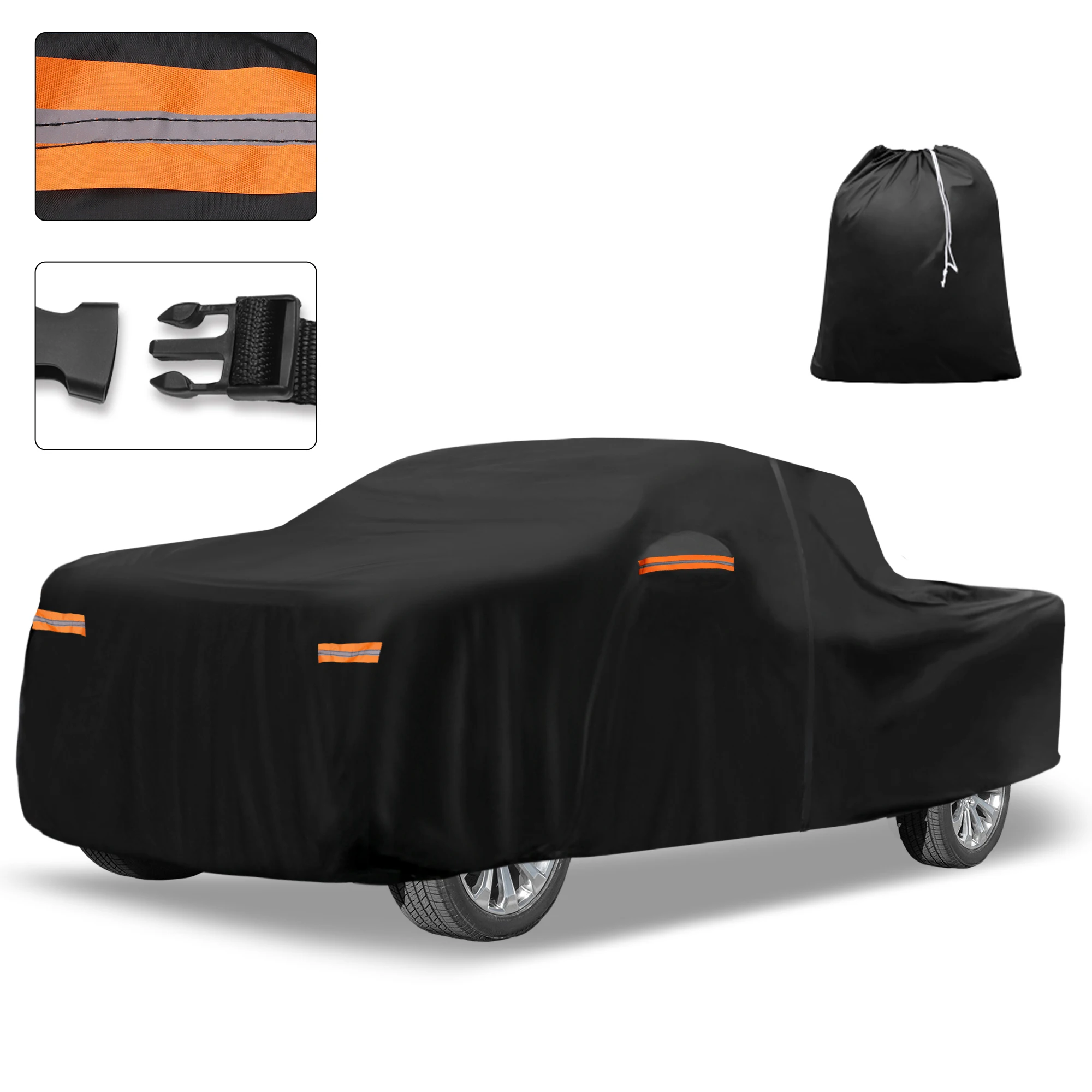 

Автомобильный чехол Motoforti для Hyundai Santa Cruz 210D-PU, уличный полный автомобильный чехол на все погоды с дверной молнией