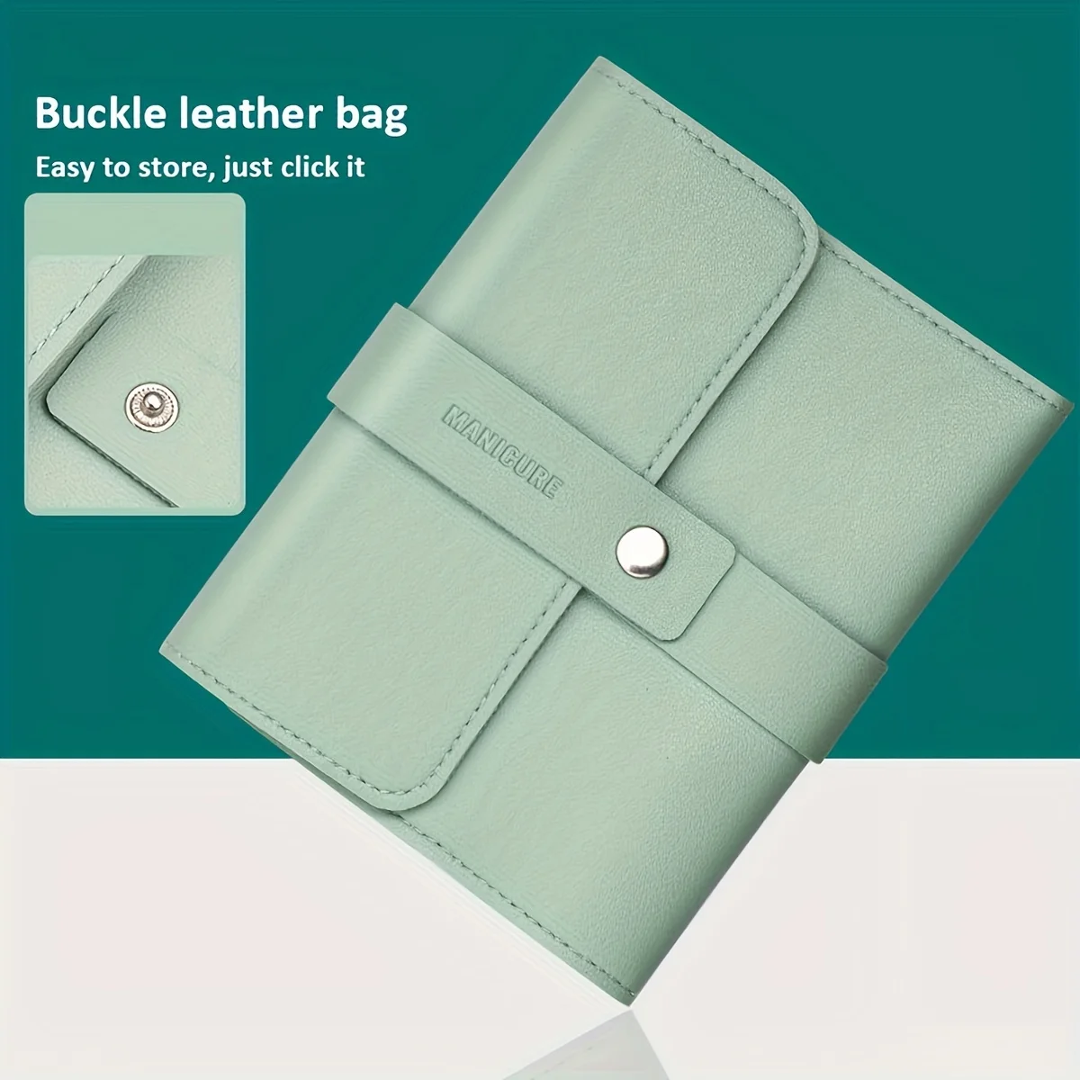 12/16 مجموعة مقص الأظافر في 1 مجموعة وظائف كاملة المهنية الفولاذ المقاوم للصدأ باديكير مجموعات مع حافظة جلدية محمولة فكرة هدية #6