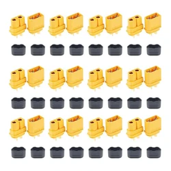 10Pair XT60H (XT60 Upgrade) Male Female Bullet Connectors Power Plugs with Sheath for Lipo Battery RC Planes Cars
