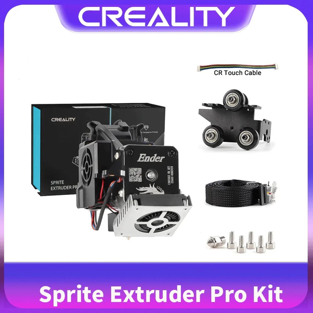 CREALITY Sprite Extruder Pro Kit 300℃ High Temperature Printing 3:5:1 Gear Ratio Direct Drive Extrude for Ender-3 Series Printe