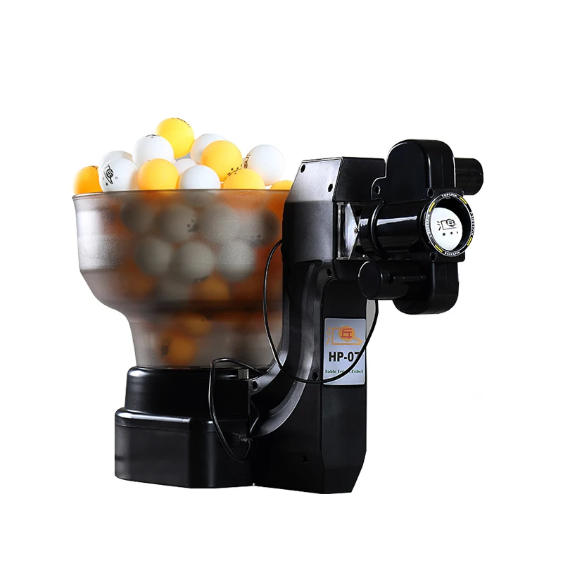 

Hui Pang HP-07 multi-rotation multi-drop ball machine Automatic table tennis ball machine for home Table Tennis Robot Training