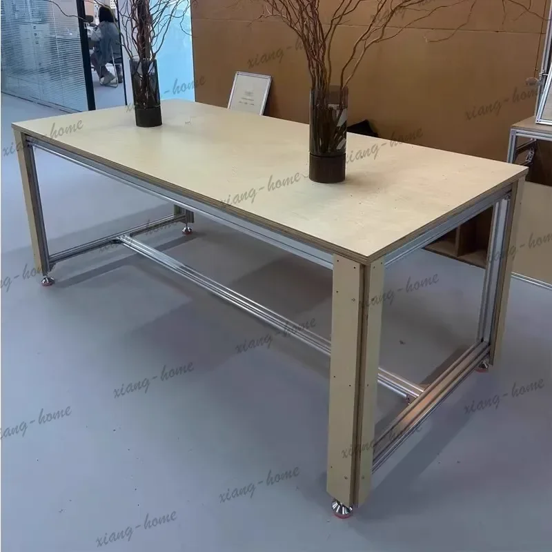 Best Sellers High-end Creative Office Desks Conference Table Modern Fashion Office Desks Simple Retro Furniture Mesa De Trabalho