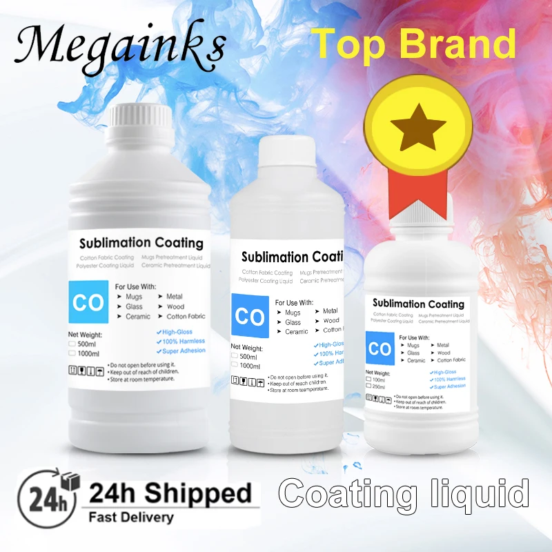 100ml 250ml 500ml 1000ml Sublimation Coating liquid for Cotton Clothes Heat Transfer Ink Transparent sublimation coating