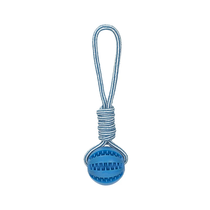 Pet Boss Dog Ball Toy with Rope Interactive Leaking Balls for Dogs Bite Resistant Chew Toys Puppy Training Pet Accessories