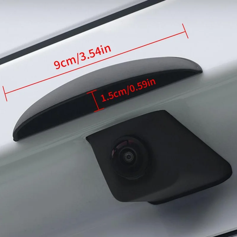 Auto  Rear Camera Rain Cover ABS Waterproof Rear View Car Camera Shield Protective Sticker Car Reverse Camera Rain Shade Cover