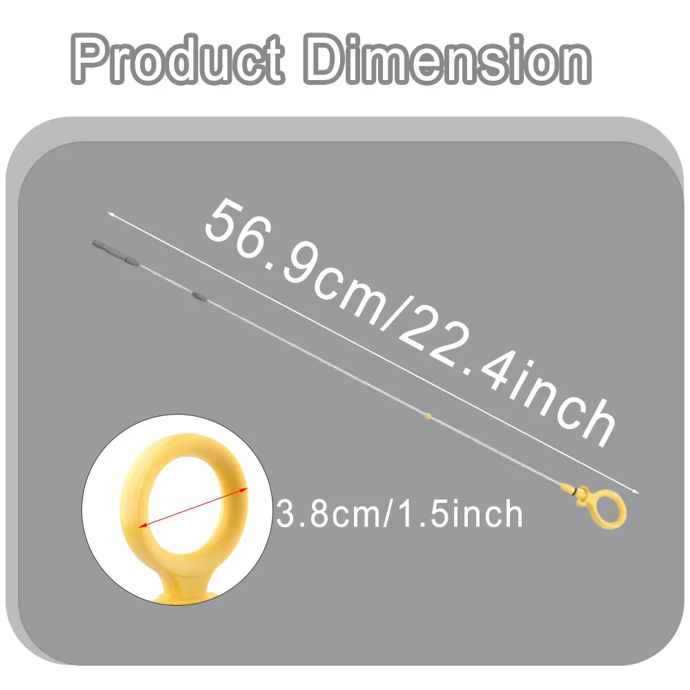 For Volkswagen Jetta Passat Golf Eos 2006-2008 Audi A3 TT Engine Oil Level Dipstick Dip Stick 06F115611F Car Accessories