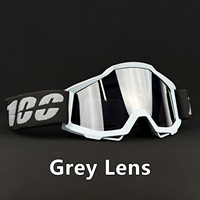 100 Motorcycle Goggles Motocross Glasses Off-road Sunglasses For Man MTB ATV Mask Windproof Protection Cycling Racing Goggles