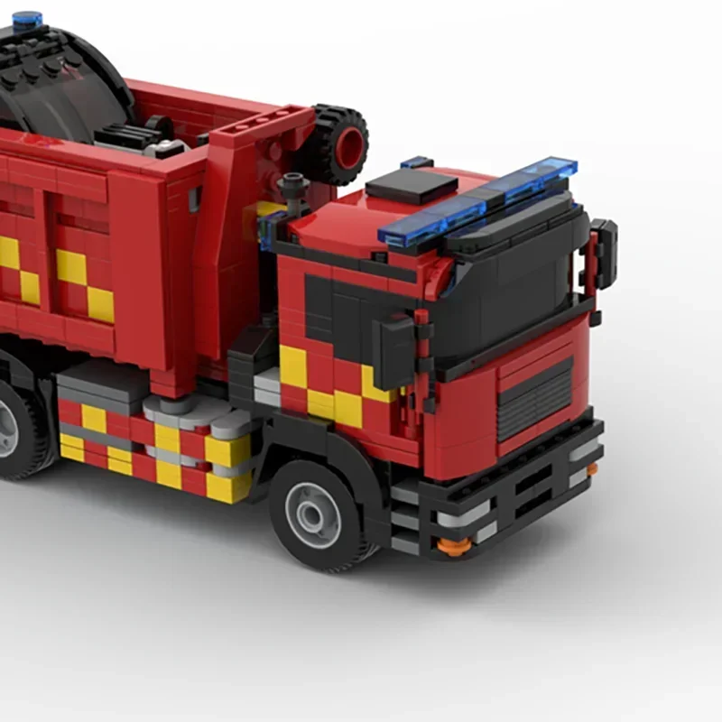 Moc Building Bricks Car Model London Fire Brigade Prime Mover Bobcat Technology Blocks Gifts Christmas Toys DIY Sets Assembly