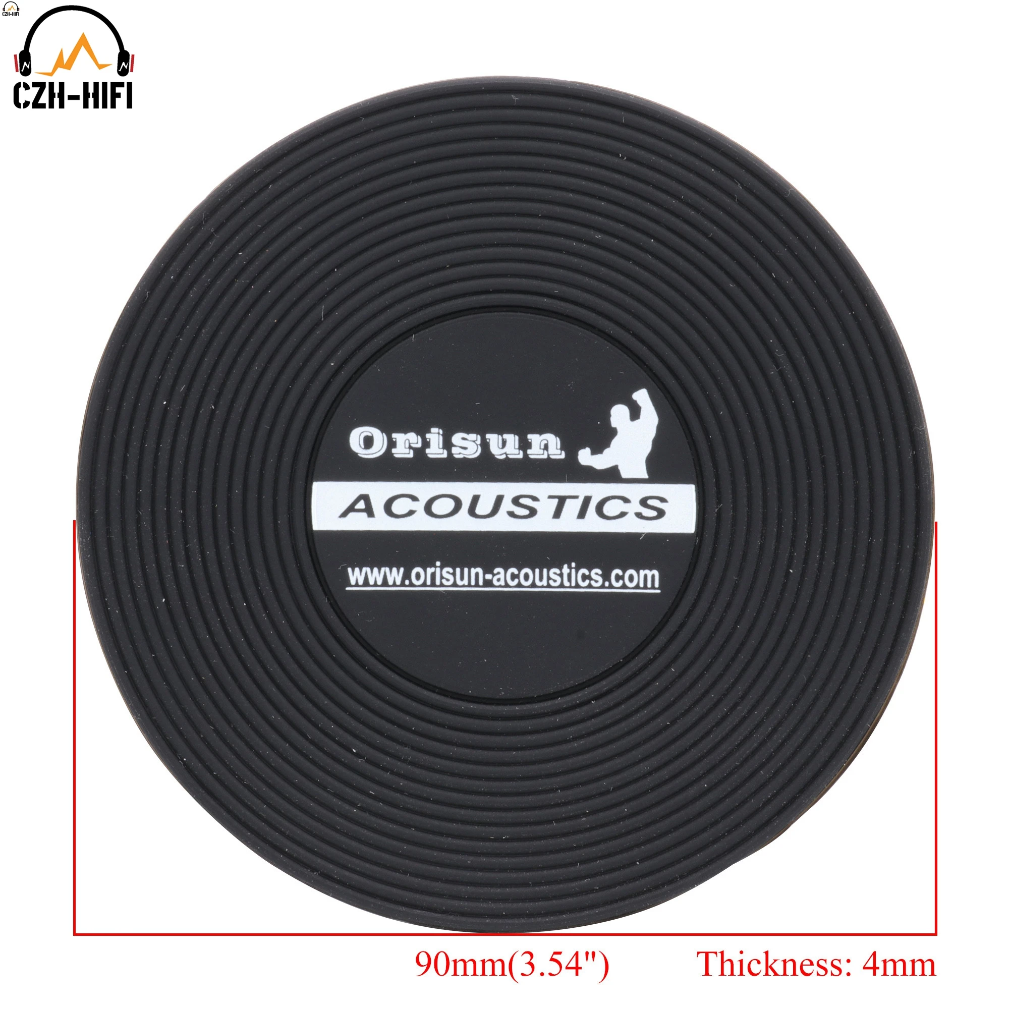 

1pc 89mm Silicone Shock Absorber Spike Cone Foot Stand Pad Floor Base Mat For Audio Speaker AMP DAC CD Turntable Subwoofer Radio