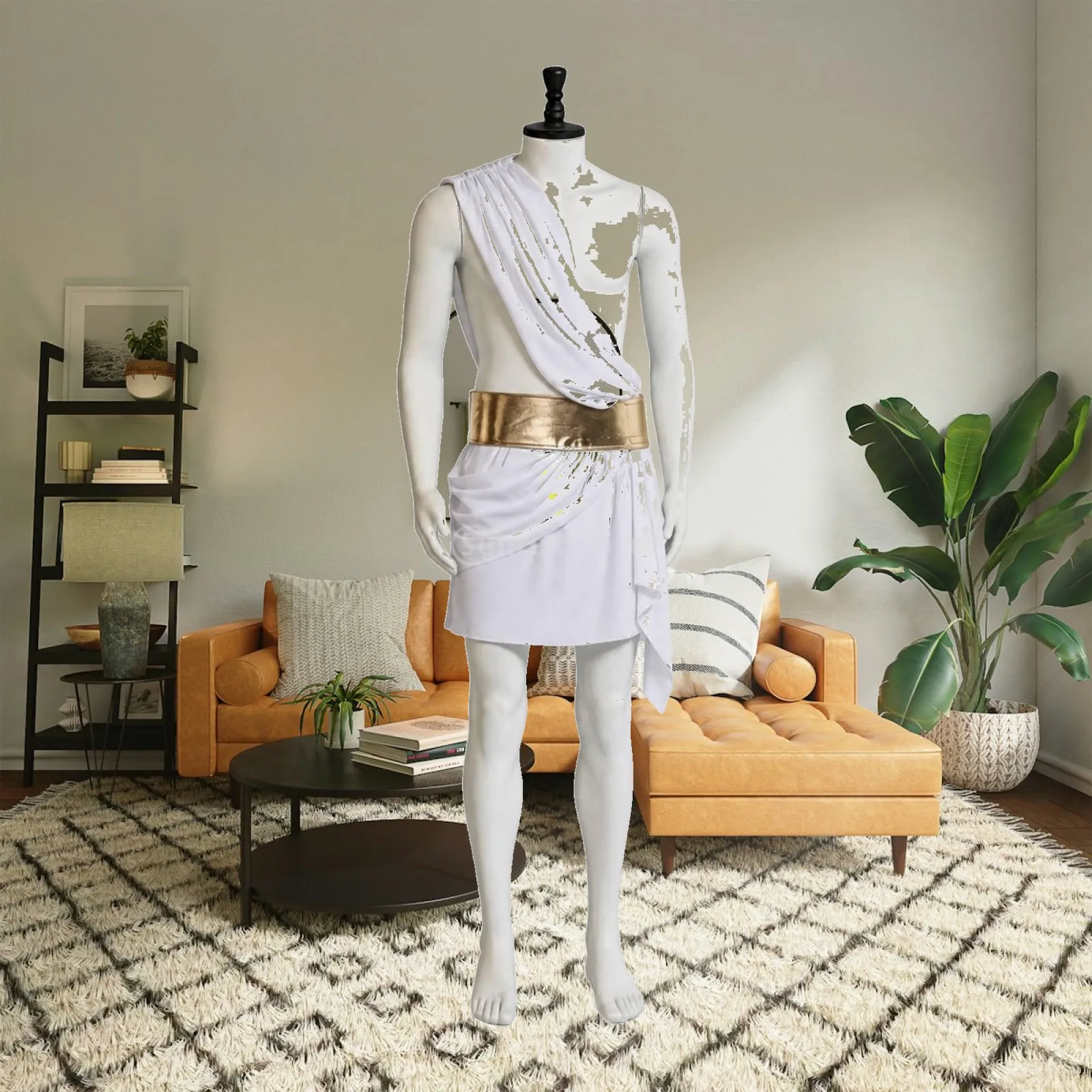 Costume de divinité romaine, vêtement grec antique durable, facile à nettoyer