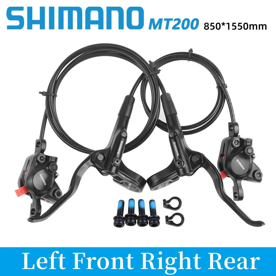 

For Shimano BR BL MT200 Bicycle Brake MTB Skids Hydraulic Disc Brake 850/1500mm Mountain Clamp Brakes Upgraded MT315 Bike Parts