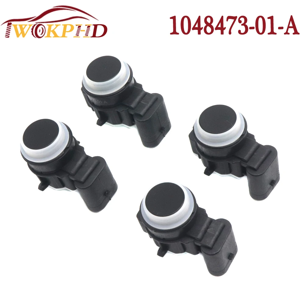 4pcs NEW Car Black PDC Parking Sensor 1048473-01-A For Tesla Model S Model X 0263033324 0263033335 1048473-13-A 0263033399