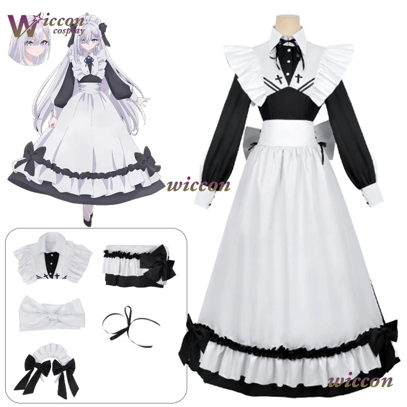 

Youk аниме играет в игры смерти, чтобы поставить еду на столе, косплей Юки, платье горничной для косплея, женская одежда для ролевых игр на Хэллоуин