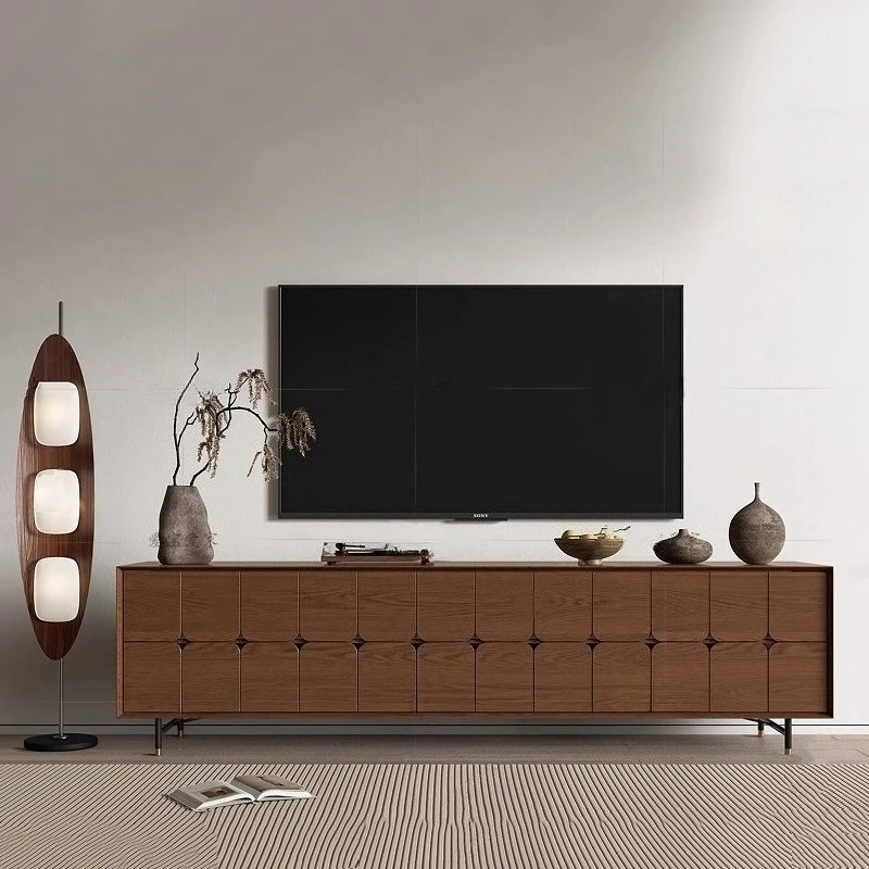 

​​Nordic Retro Mid-Century TV Stand Italian Modern Design Small Space Spacious Storage Cabinet Living Room Furniture FYTS​​