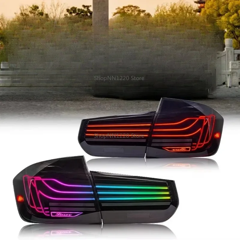Auto New Upgrade CSL Tail Lights for    M4 F82 3 Series F32 2014-2020 LED CSL     Style Rear Lights F33 F36 F83