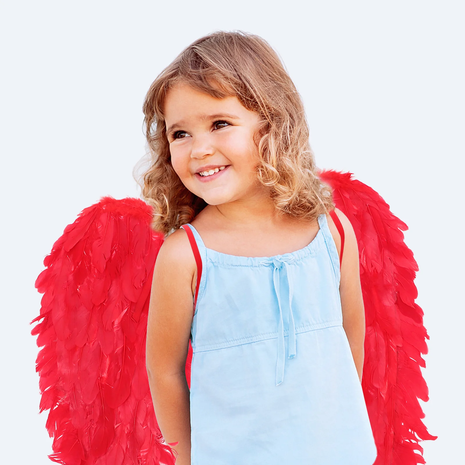 1Pcs Engel Flügel Langlebig Schöne Leistung Prop Party Fotografie Cosplay Kinder Plume Dekoration Fee Cosplay Prop