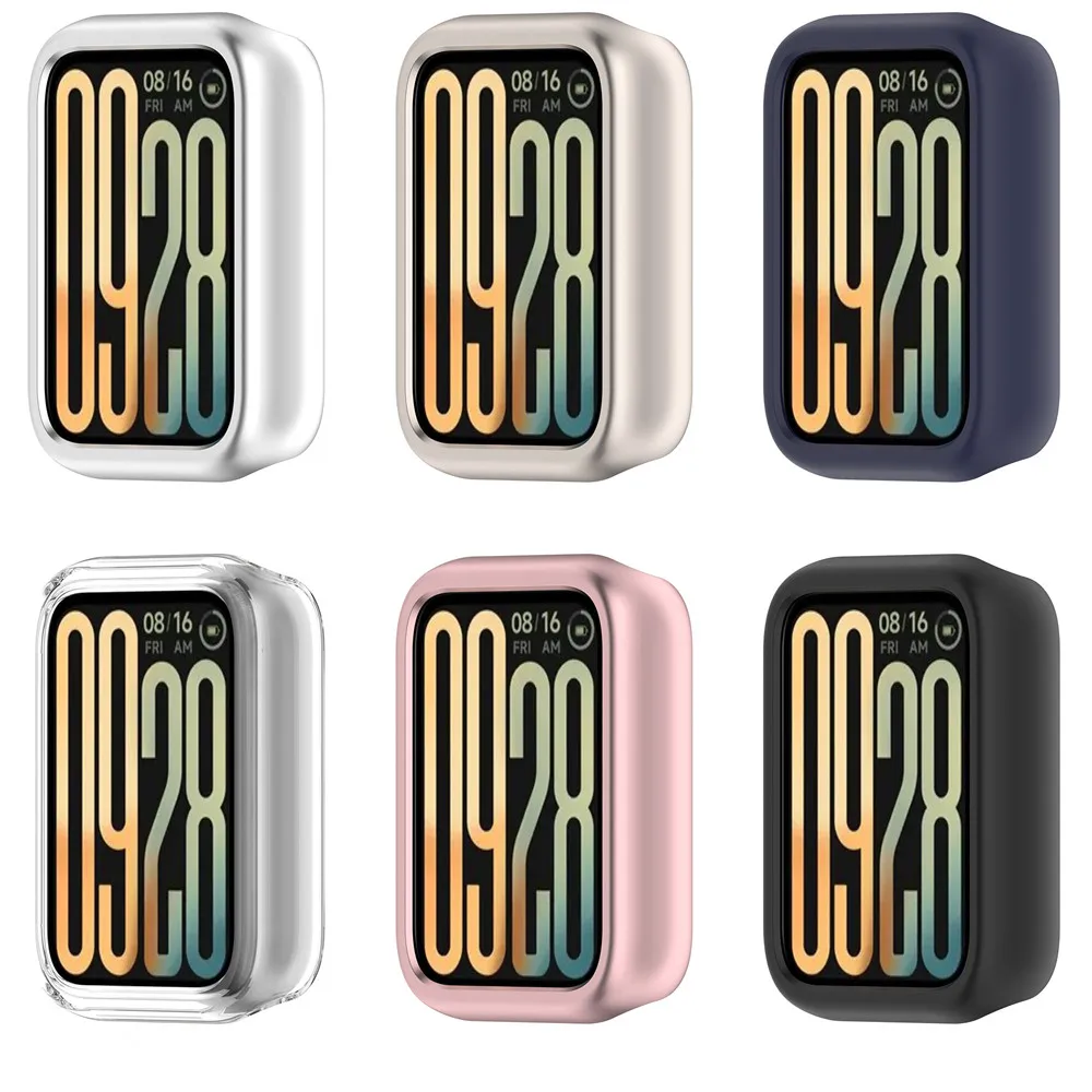 Case Cover For Xiaomi Band 9 pro Sport protective shell Frame High Quality PC Half package hollow out Slim Smart Watch Accessori