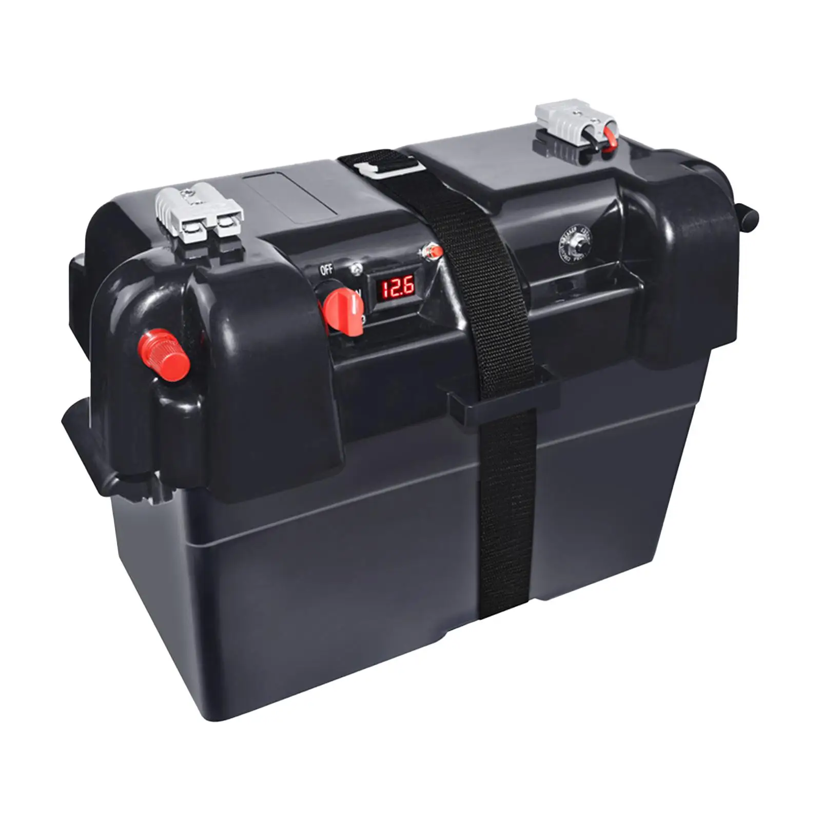 Battery Storage Box with Strap Batteries Carrier for Suvs Cars Camper