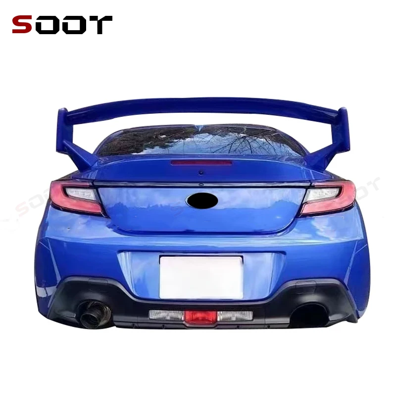 لتويوتا GR86 سوبارو BRZ ألياف الكربون الذيل زعانف الخلفي الجذع المفسد دليل الجناح الخلفي الجناح سيارة الجذع كلبشة قطع غيار السيارات #4