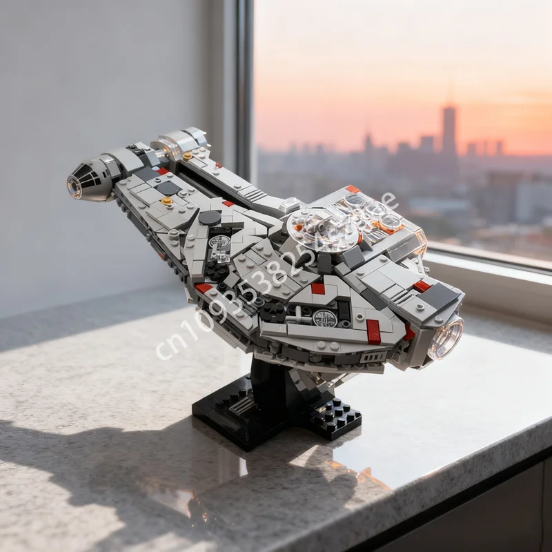 

883 шт. MOC Dash Rendar S Outrider Falcon Star Battle Model Рождественский подарок Строительные игрушечные блоки DIY Творческое образование Кирпич для детей