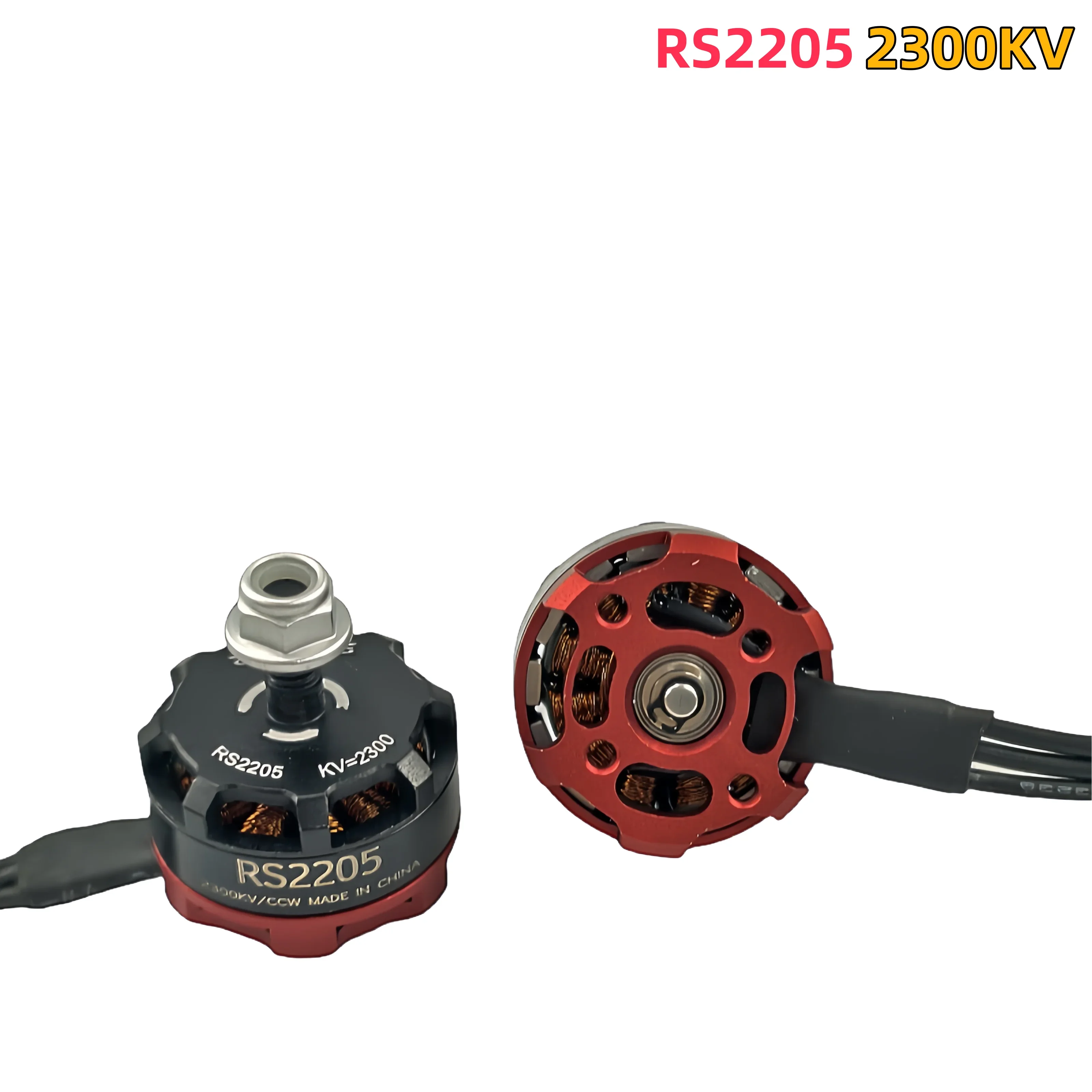2205 2300KV CW/CCW high-efficiency and powerful brushless motor, suitable for FPV racing drones and multi-rotor aircraft