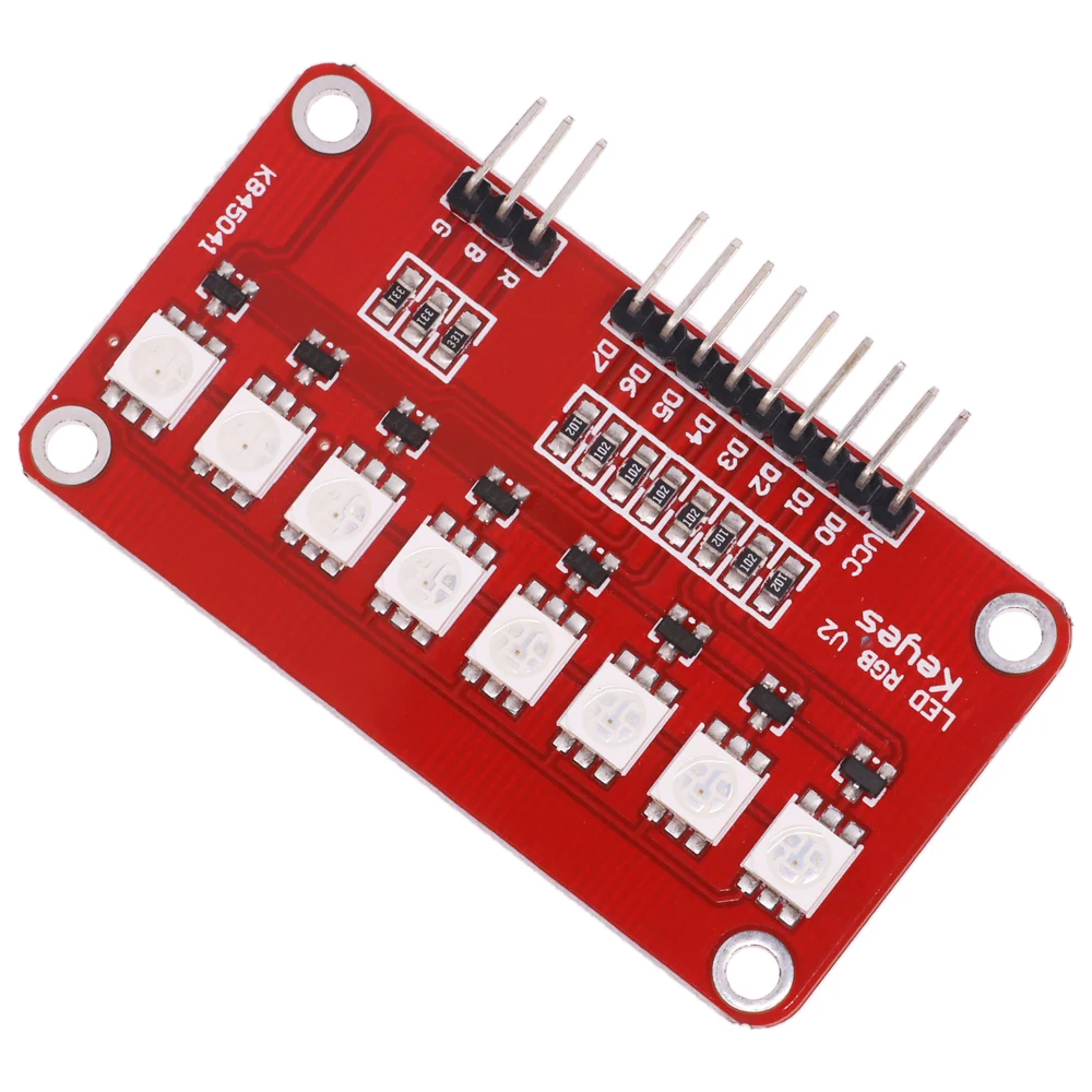 5/10PCS Full Color RGB 5050 LED SCM Printed Circuit Board Control Controller Module PCB Design For Arduino AVR ARM Red