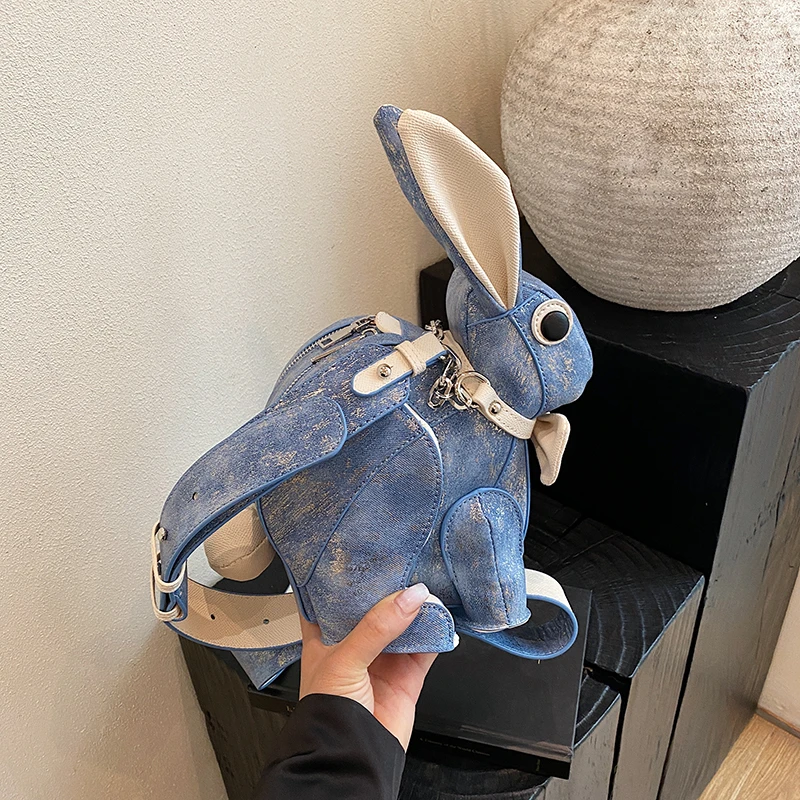 

Изысканные сумки на плечо из искусственной кожи в форме кролика с широкими ремнями, индивидуальные, популярные, модные, 2026, стильный дизайн, женские сумки через плечо