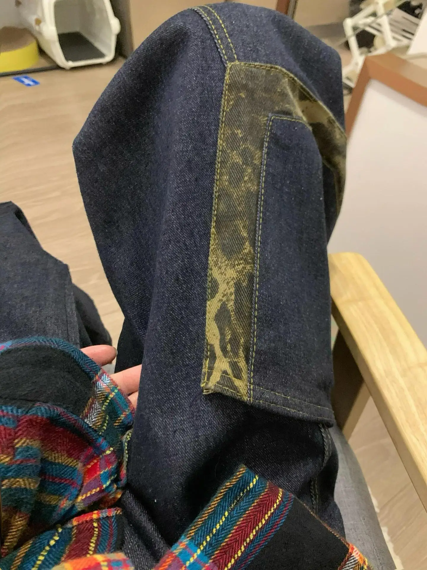 

Мешковатые джинсы для женщин с высокой талией, модный тренд, популярный бестселлер, серия Sense, гардероб, однотонный, универсальный, классический