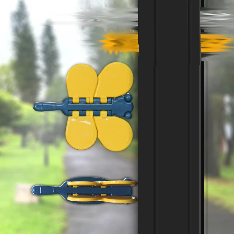 

​​Child Baby Safety Protection Window Lock No Drill Anti Pinch Hand Door Window Sliding Limiter Adjustable​