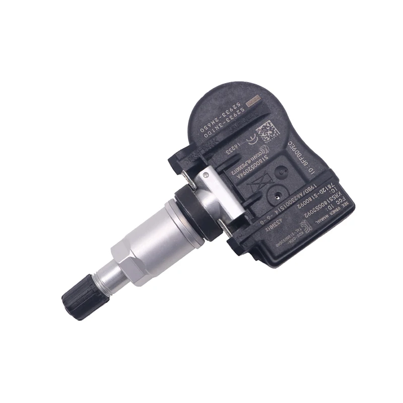 1/4 шт. датчик давления в шинах TPMS 52933-3N100 для Hyundai Accent Equus I30 ix20 Kia Rio Ceed 52933-2J100 52933-B1100 433 МГц