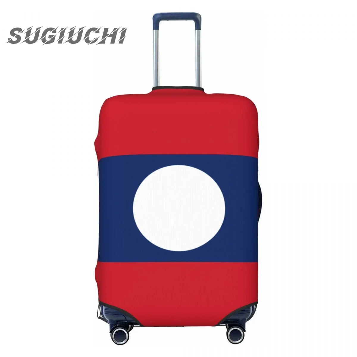 

Laos Country Flag Luggage Cover Suitcase Travel Accessories Printed Elastic Dust Cover Bag Trolley Case Protective