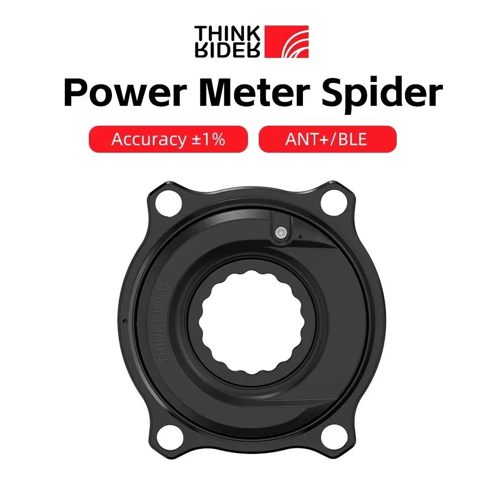 THINKRIDER PP5 スパイダーパワーメーター 110BCD 4ボルト シマノ 105 アルテグラ R7000 R8000対応 両面±1%測定 ANT+ Bluetooth IPX7