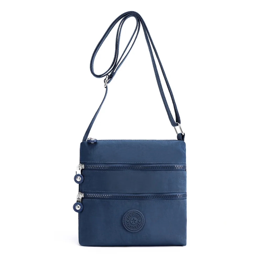 

Fashion Nylon Fabric Shoulder Bag Waterproof Small Phone Wallet Solid Color Crossbody Bag Women