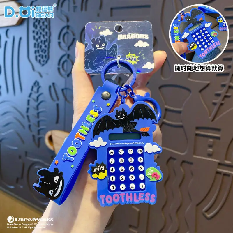 التنين ترويض خبير الكمبيوتر قلادة الكرتون Kawaii اليد مكرنك صفحة آلة التقليب سلسلة قلادة حقيبة ظهر الطالب قلادة