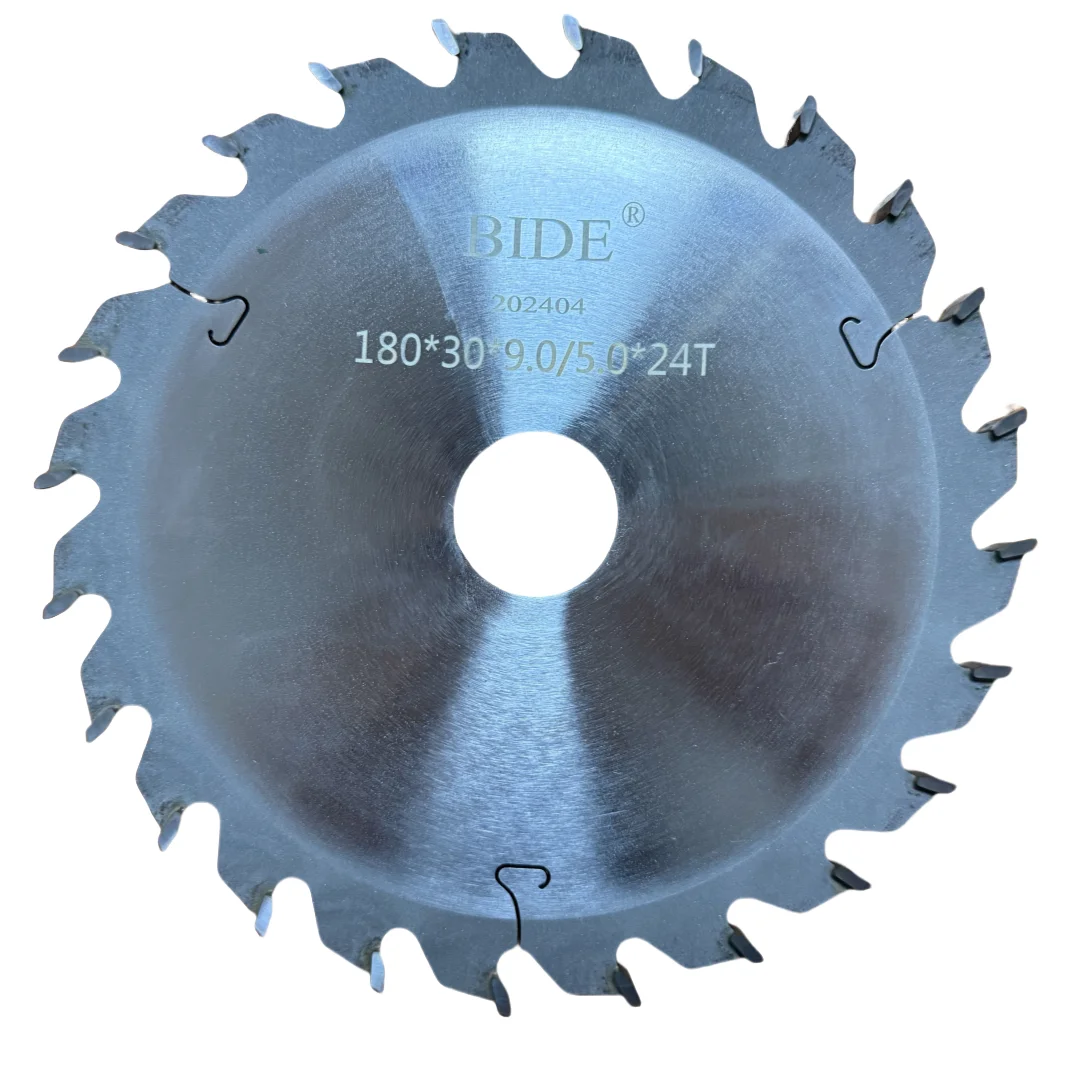 

D180 9.0 Woodworking Slotting Saw Thickened Alloy Density Board Durable Silent Saw Blade Tool for Precision Cutting