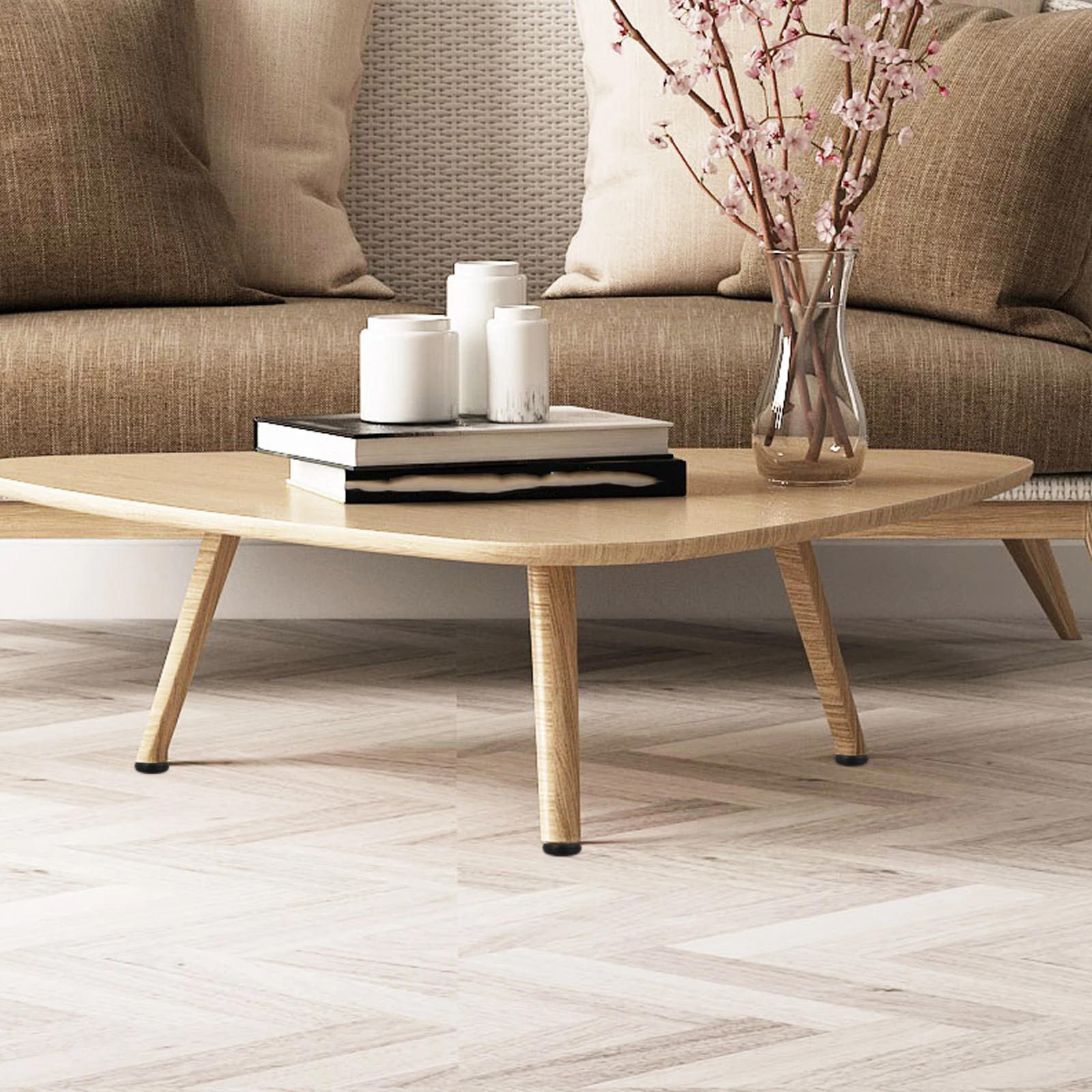 

4Pcs Professional Rubber Shock Absorber Feet Pads Vibration Damping Desk Leg for Furniture Levelers Cutting Board Feet