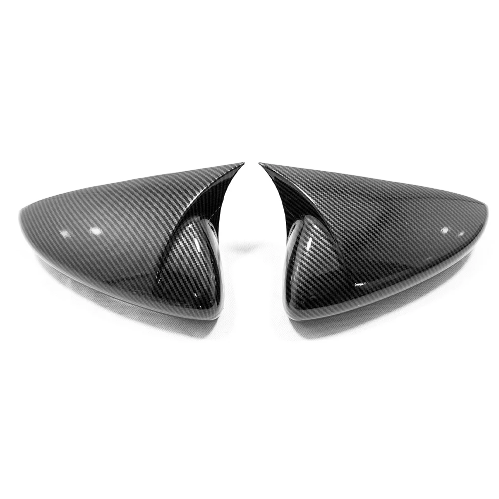 لمازدا 3 Axela 2020 2021 2022 2023 ألياف الكربون سيارة الرؤية الخلفية الجانب أغطية مرايا حامي الخارجي مرآة الرؤية الخلفية غطاء الكسوة