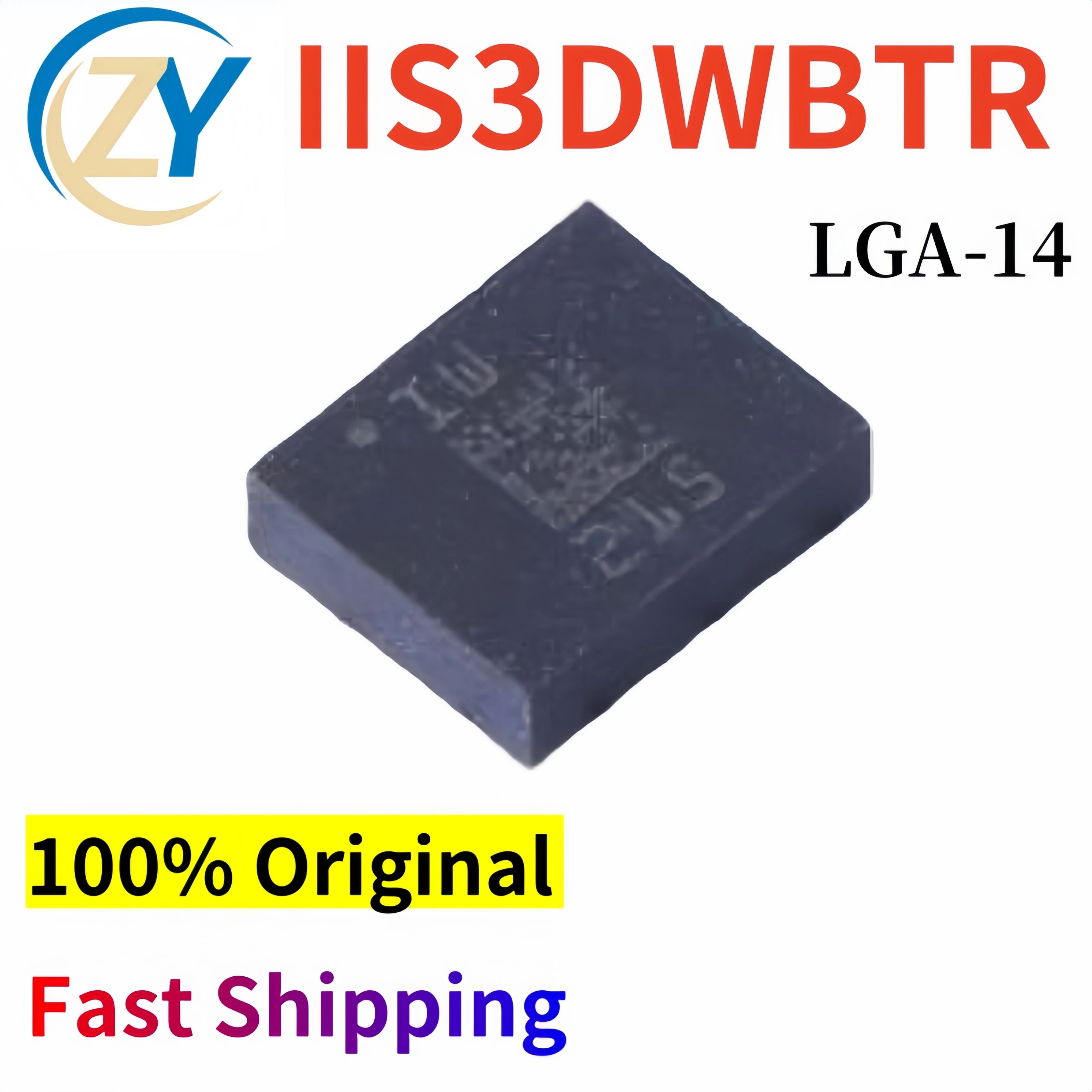 

(2pcs) IIS3DWBTR Sensors IC IIS3DWB LGA-14 2.1V-3.6V IIS3D 100% Original & In Stock