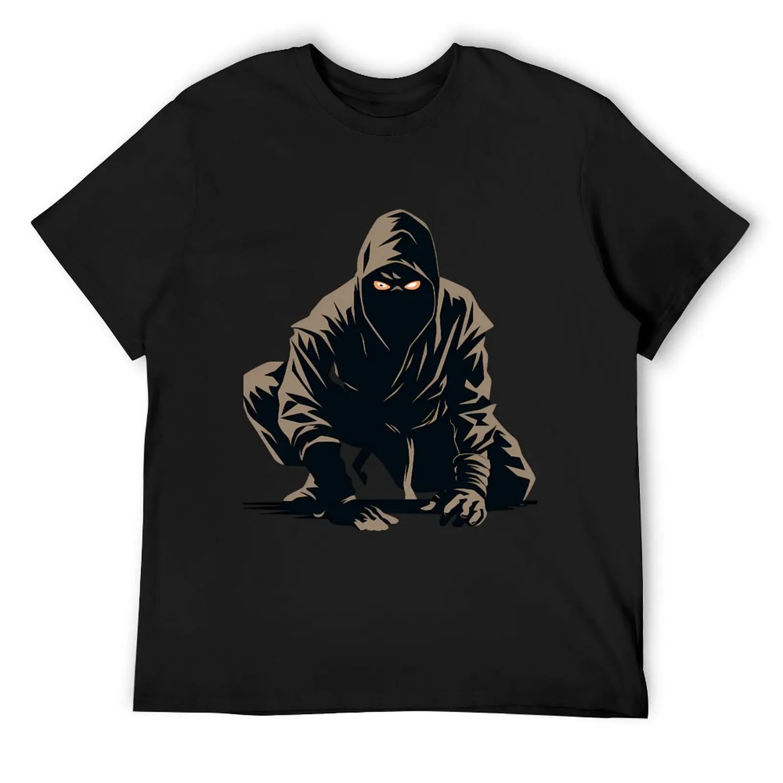 

Crouching Ninja in Dark Hood #winter #clothes T-Shirt