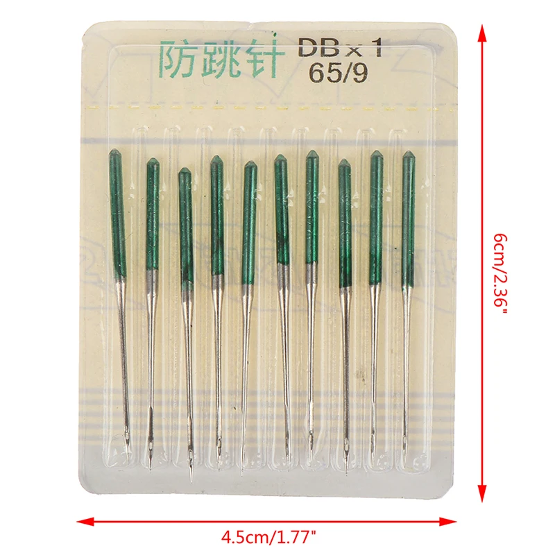 10pcs/set 38mm Sewing Stretch Cloth Machine Anti-jump Needle Pins Elastic Cloth Sewing Needles Accessories Household Tools