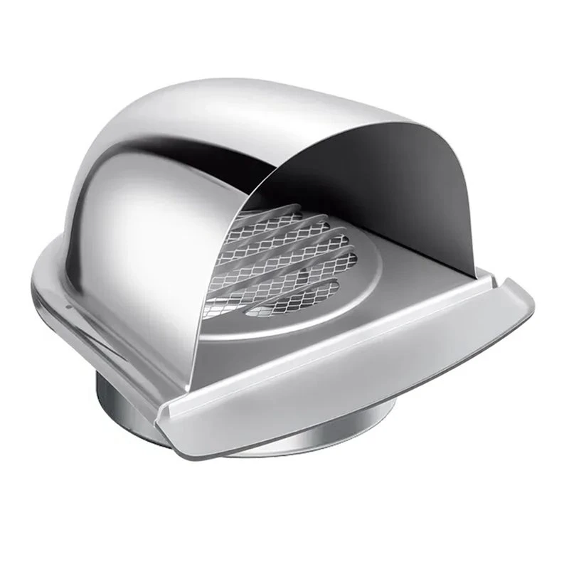 Eco Friendly Ducting Cover For Ventilation Outlet Stainless Steel Wall Air Vent Cover Extract Valve Grille 150MM