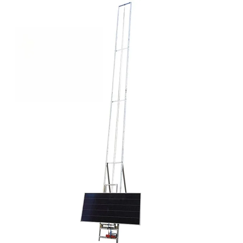 

Customized Photovoltaic Panel Turning Lift Sloping Roof Lift Adjustable Sun Room Glass Installation Small Ladder Lift