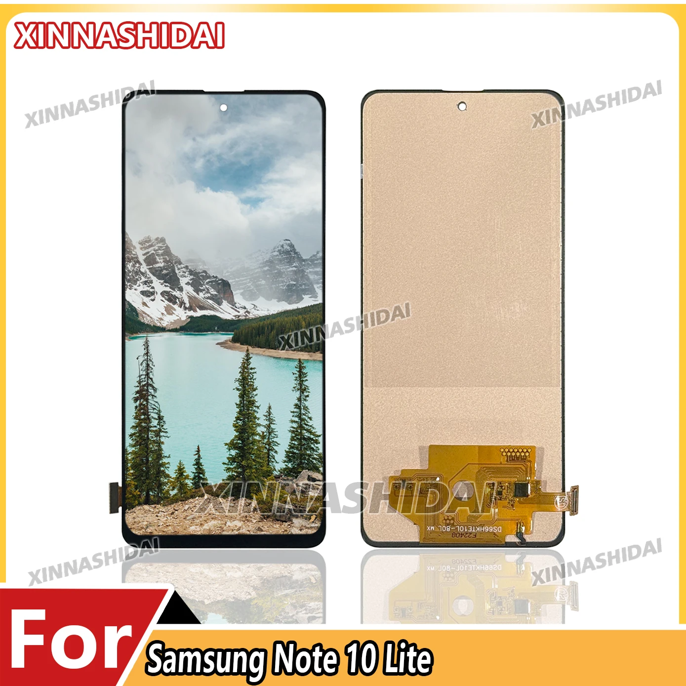 LCD für Samsung Note 10 Lite N770F N770F/DS LCD-Display-Ersatz-Digitizer-Baugruppe mit Rahmen