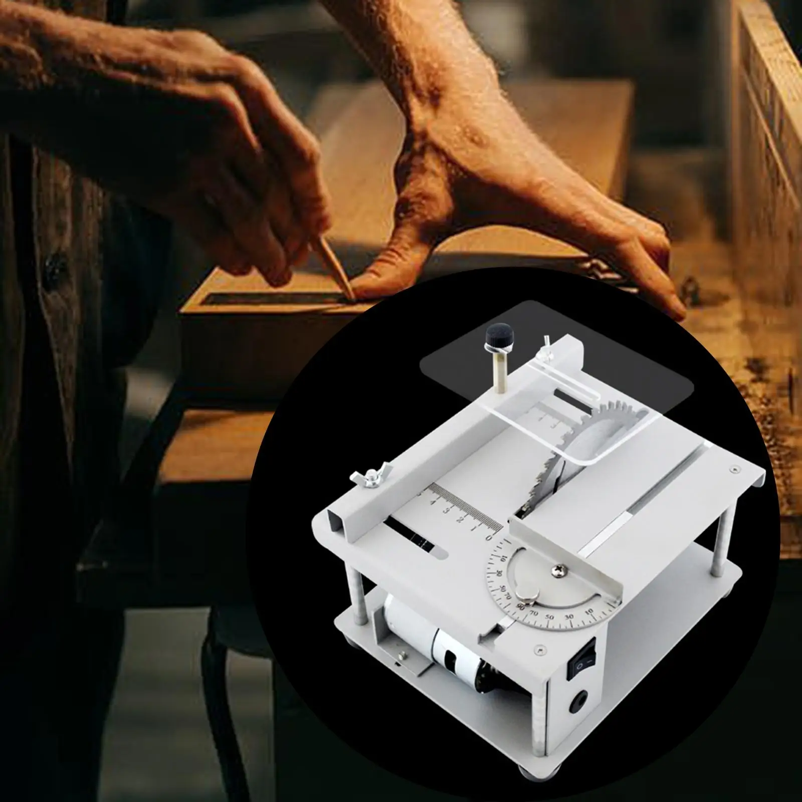 Настольная пила для дерева и алюминия